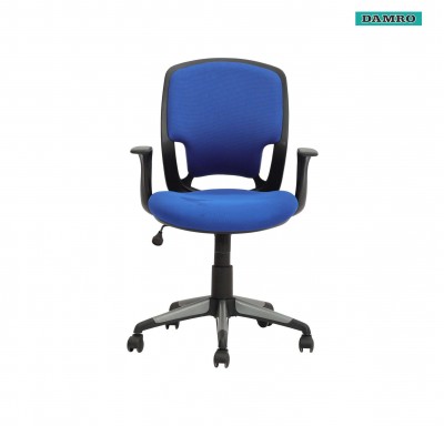 Elega Low Back Chair Fabric - Blue